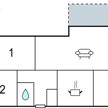 Hébergement de vacances Beautiful In With Kitchen Skagen